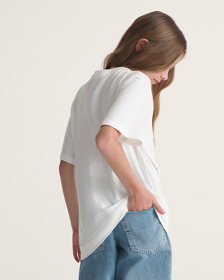 Kids Vans Coast TShirt VANS Marshmallow White ALT3