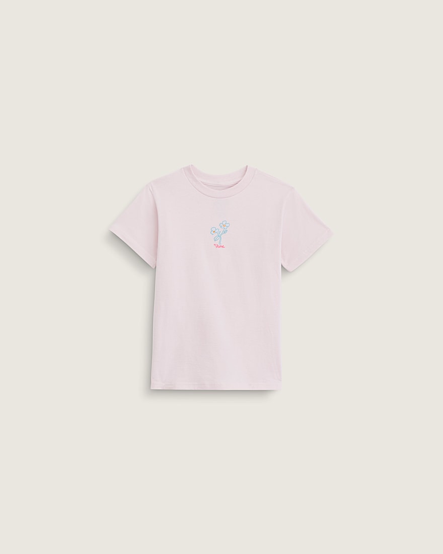 Little Kids Little Flower TShirt VANS Pale Petal Pink HERO