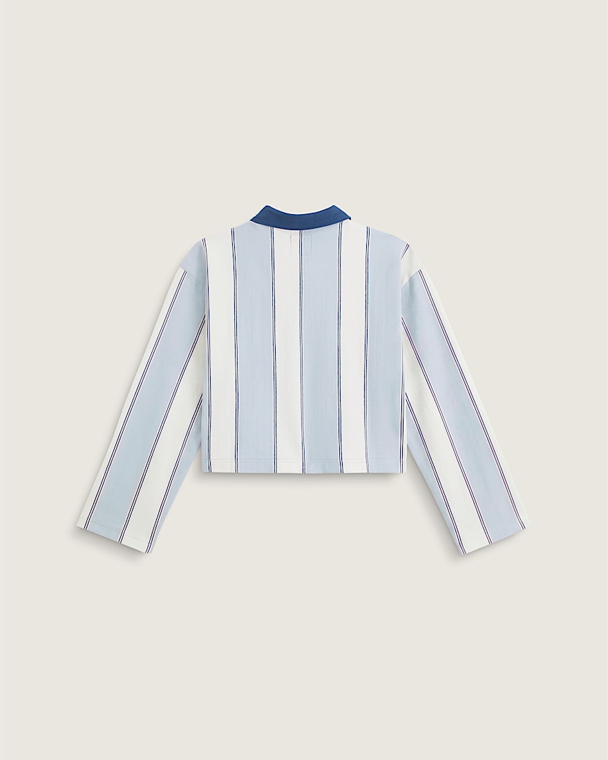 Becky Rugby Shirt VANS Soft Slate Blue ALT1