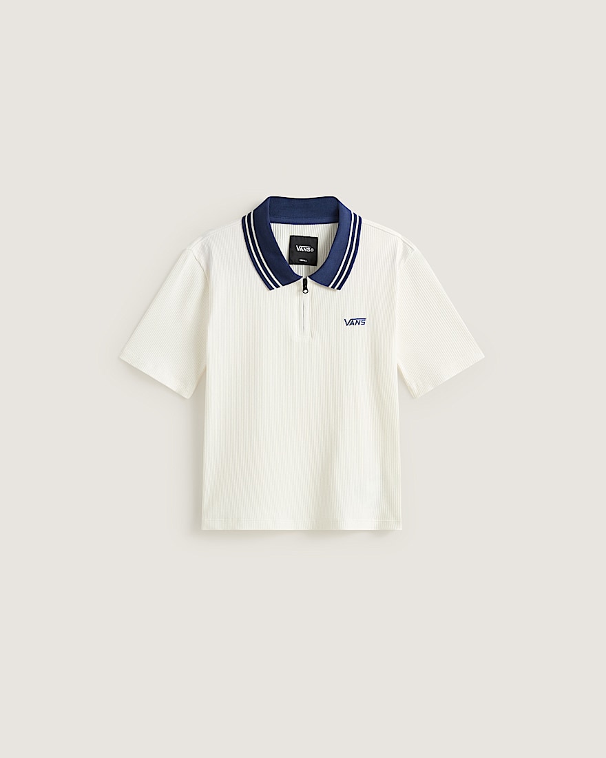 Priscilla Polo Shirt VANS Egret White HERO