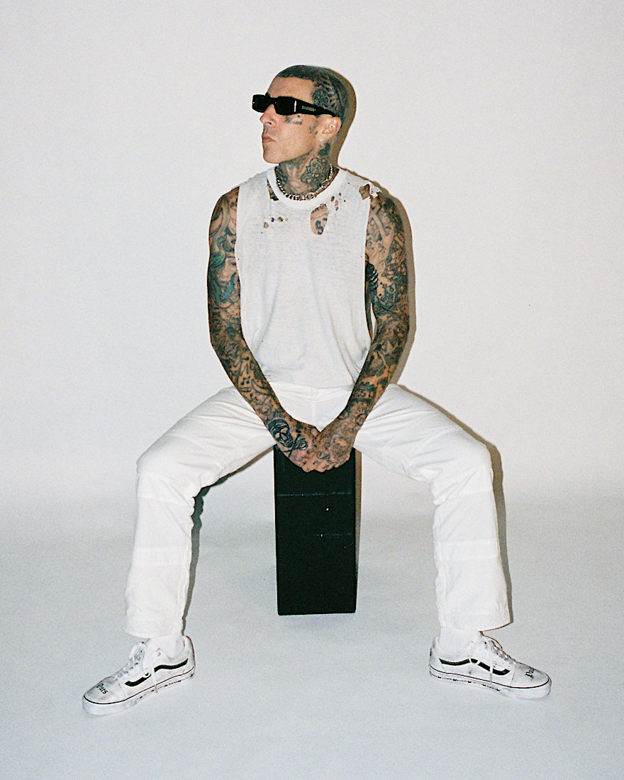 Vans X Travis Barker Old Skool Shoe VANS White ALT7