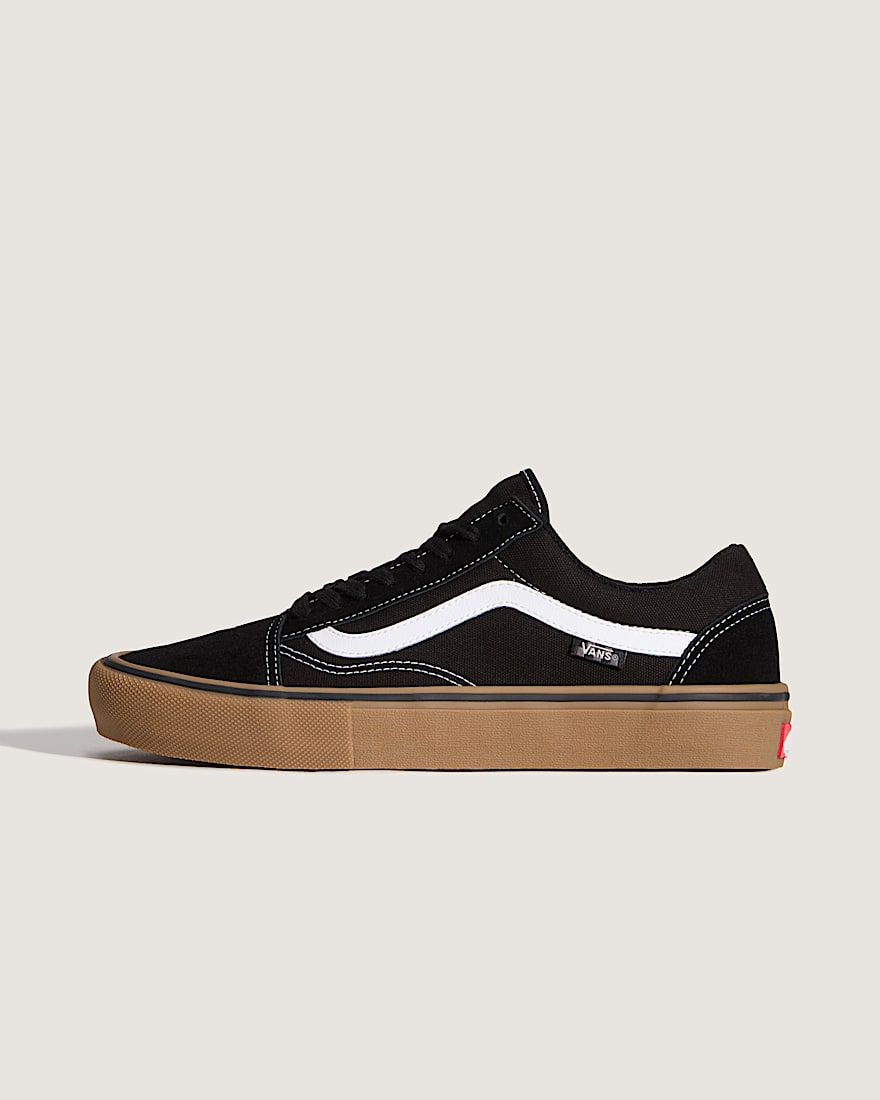 Skate Old Skool Shoe VANS Gum Black White HERO