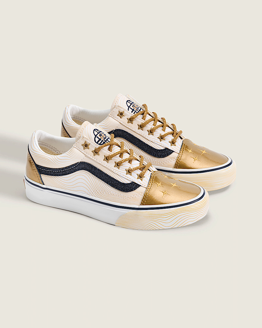 KPop Demon Hunters x Vans Big Kids Old Skool Shoe VANS KPop Demon Hunters Golden ALT1