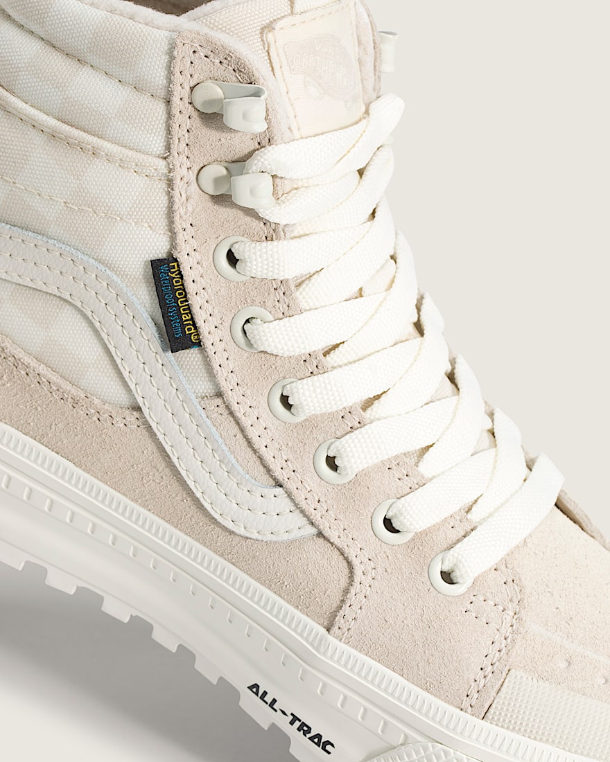 Sk8Hi Waterproof Insulated Shoe VANS Checkerboard Turtledove White ALT7