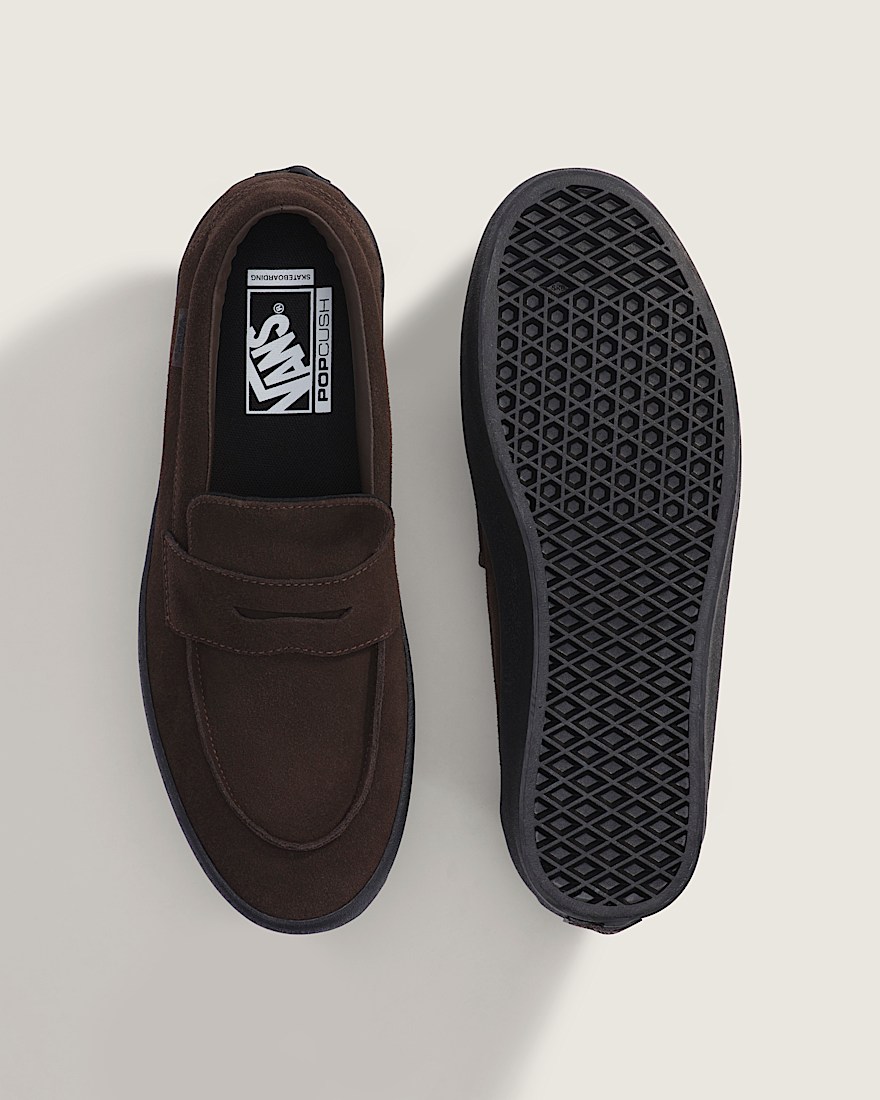 Skate Loafer VANS Suede Brown  Black ALT2