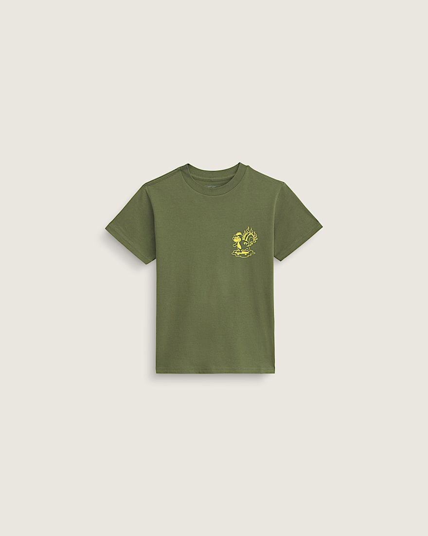Little Kids Dusters TShirt VANS Green Balsam ALT1