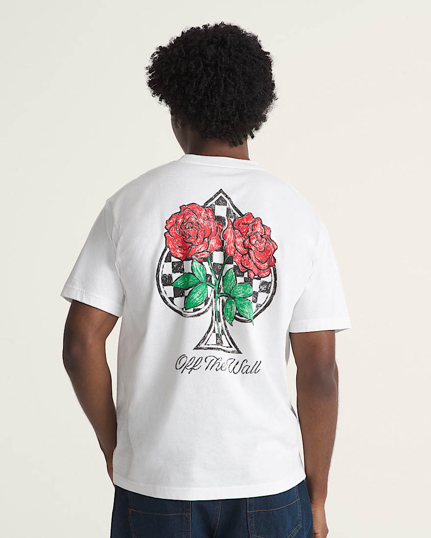 The Painted Rose TShirt VANS White ALT3