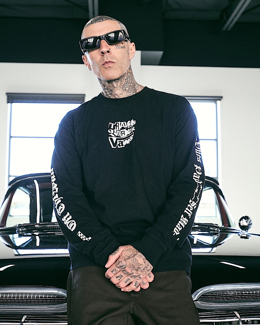 Vans X Travis Barker Long Sleeve TShirt VANS Black ALT1