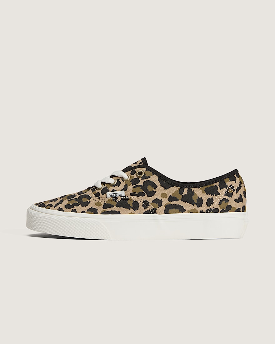 Authentic Shoe VANS Leopard Black  Incense Tan HERO
