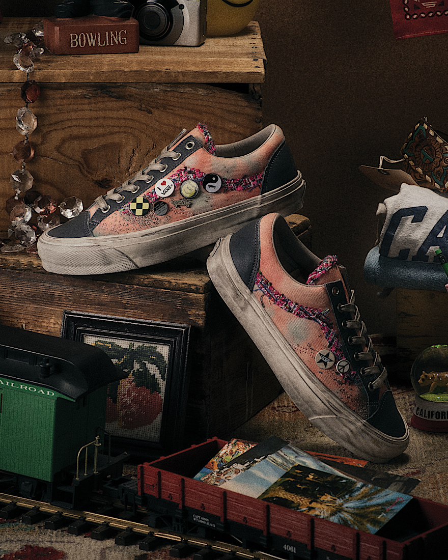 Premium Old Skool 36 Shoe VANS Souvenir Asphalt Grey  Pink ALT5