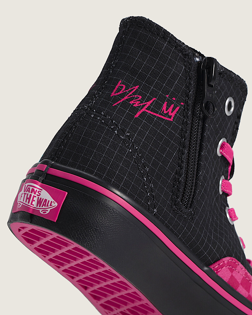 KPop Demon Hunters x Vans Little Kids Authentic Hi 20 Zip Shoe VANS KPop Demon Hunters Mira ALT6