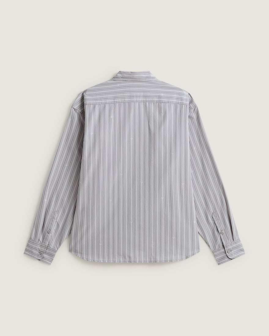Vans X Rowan Striped Long Sleeve Shirt VANS Light Grey ALT1