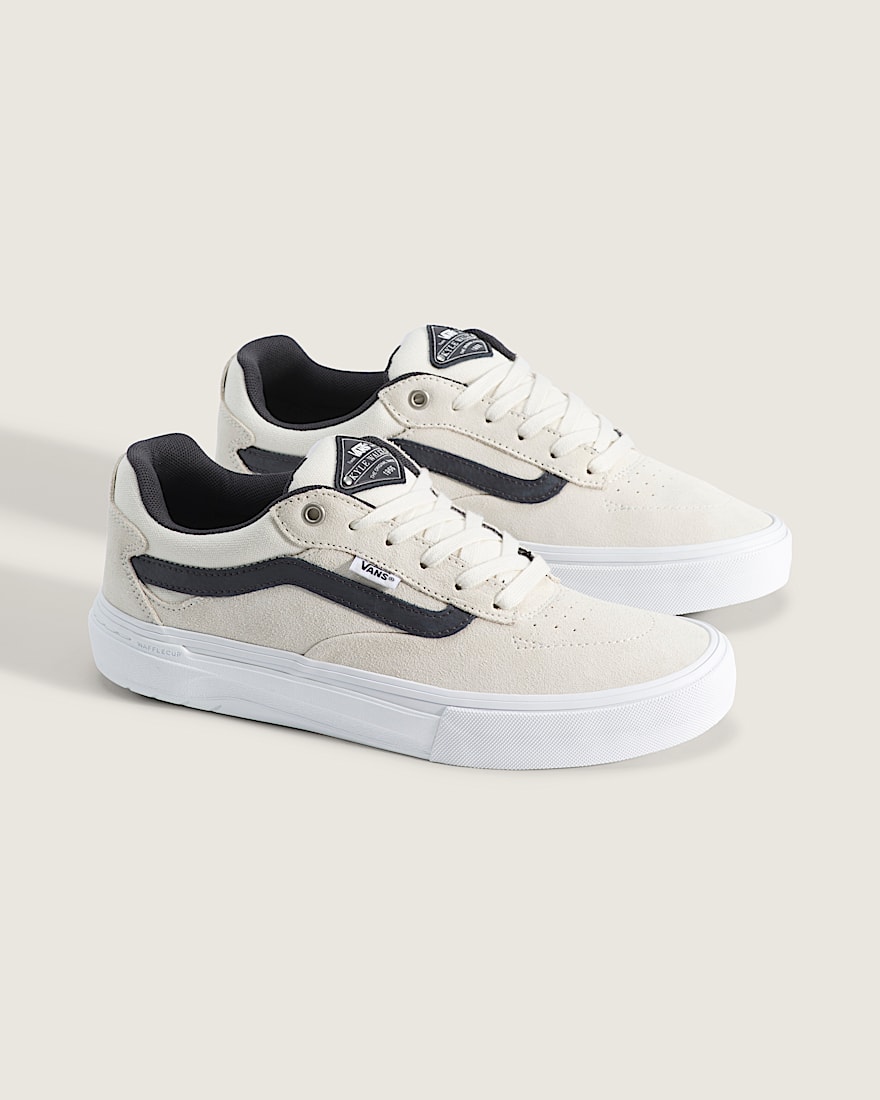 Chaussure Skate Kyle Walker Wafflecup VANS Blanc Gris Pistolet ALT1