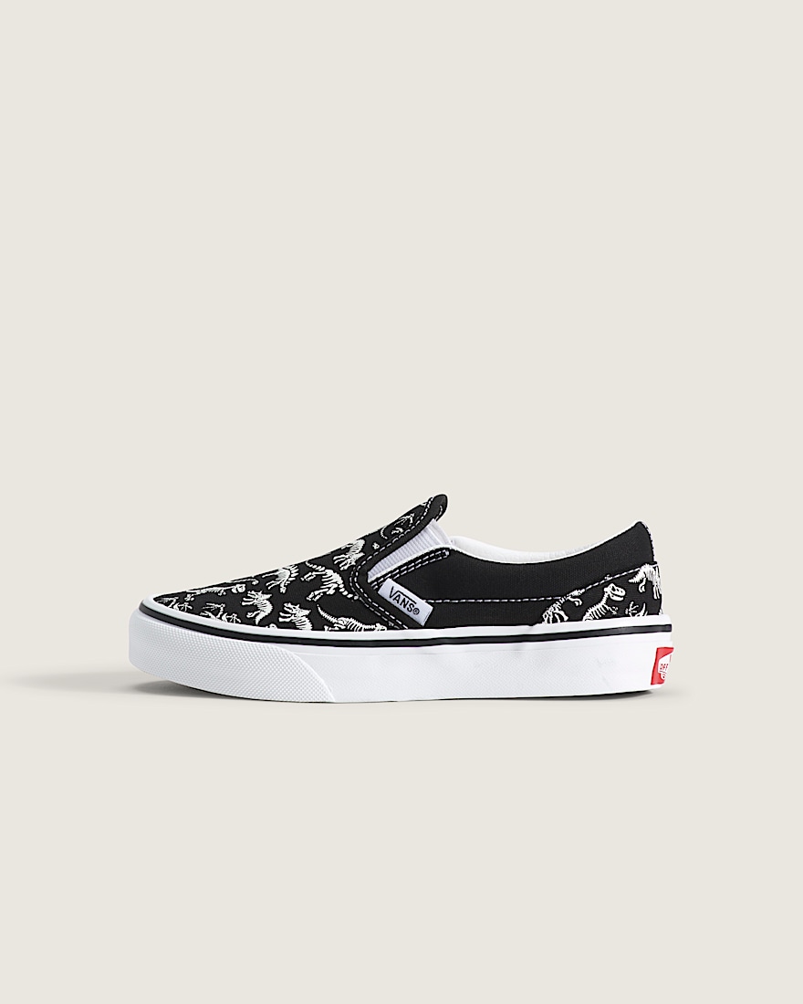 Little Kids Classic SlipOn Shoe VANS GlowintheDark  Black HERO