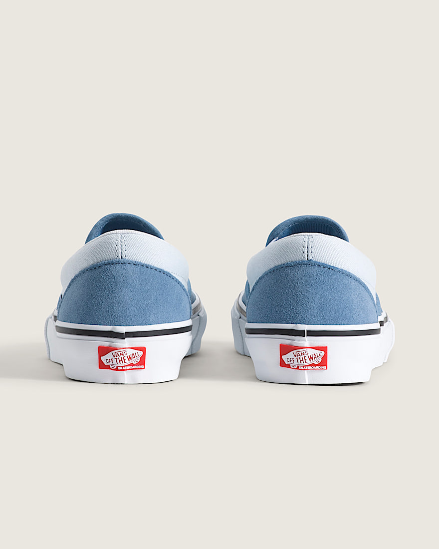 Chaussure enfiler Skate VANS Bleu Poussireux ALT3