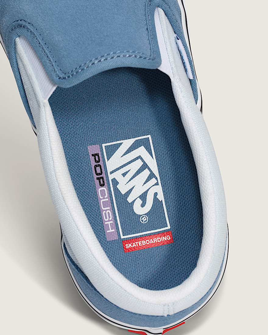 Chaussure enfiler Skate VANS Bleu Poussireux ALT4