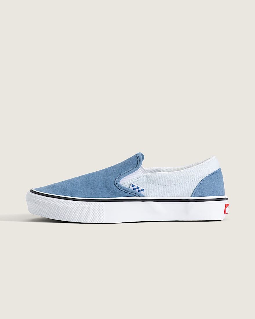 Chaussure enfiler Skate VANS Bleu Poussireux HERO