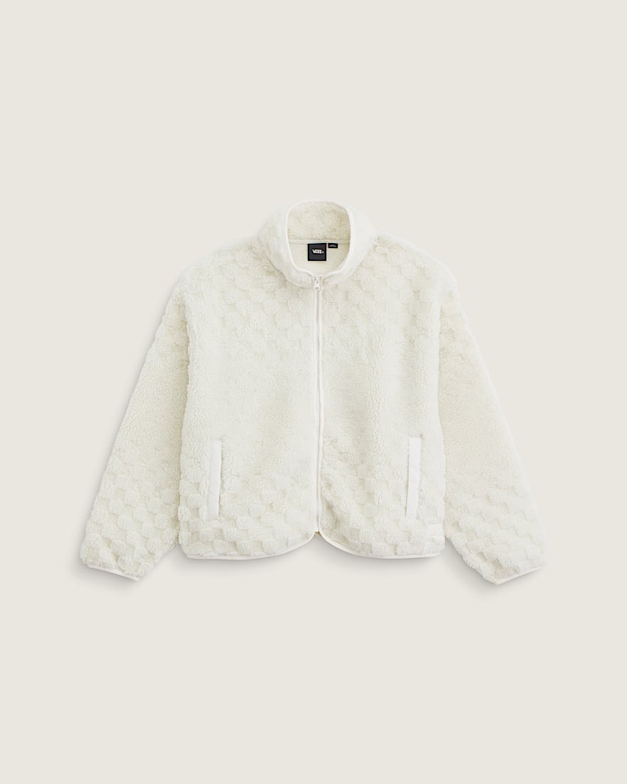 Queens High Pile Jacket VANS Marshmallow White HERO
