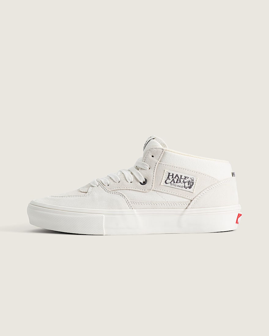 Skate Half Cab Shoe VANS Marshmallow White HERO