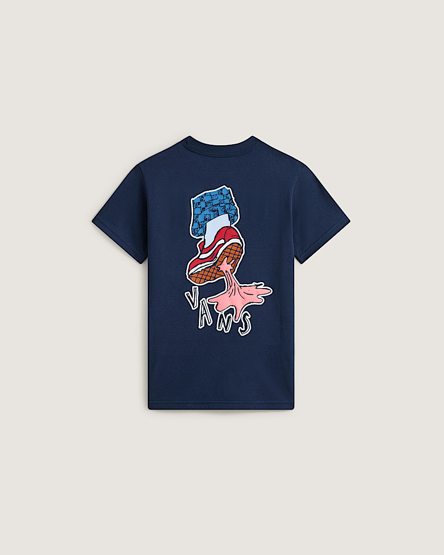 Little Kids Gum Sole TShirt VANS Dress Blues ALT1