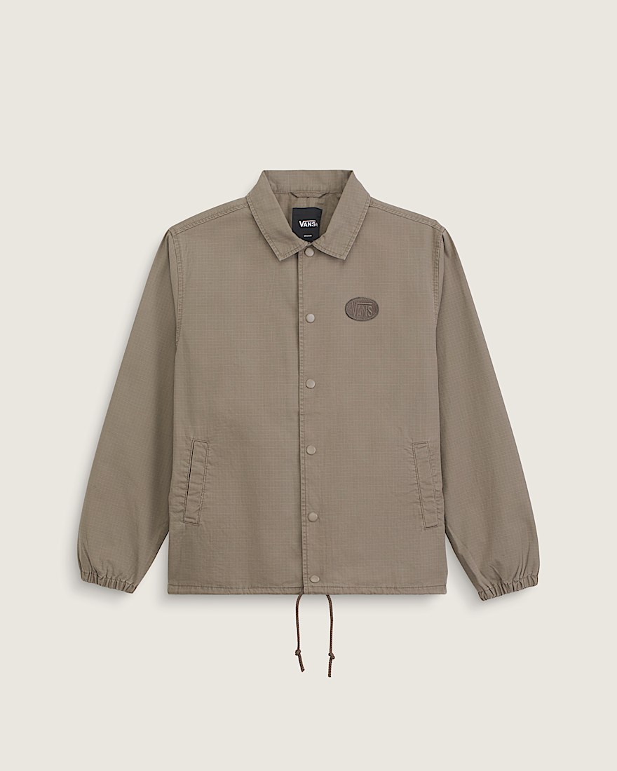 Torrey Coaches Ripstop Jacket VANS Bungee Cord Brown HERO
