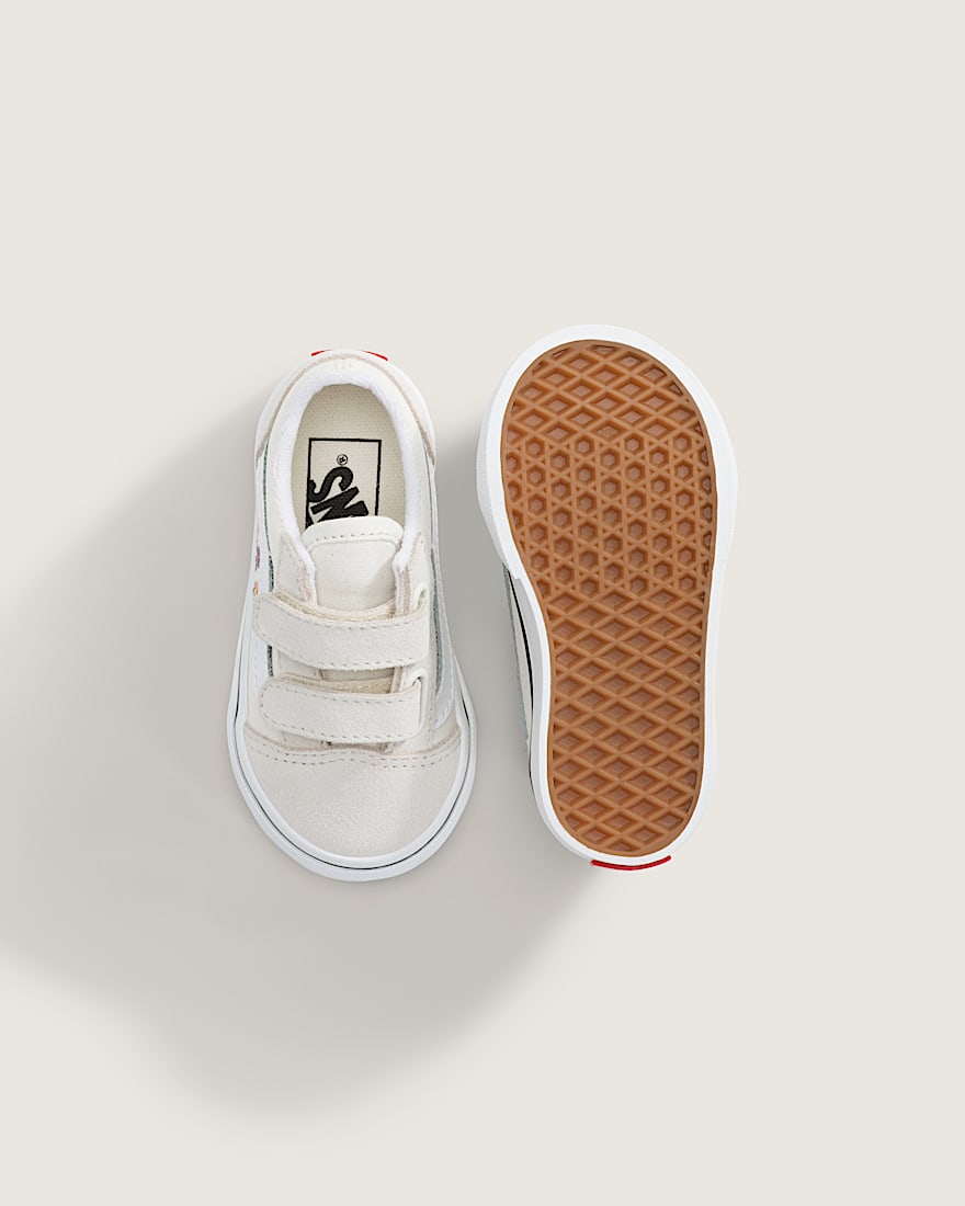 Toddler Old Skool V Shoe VANS Marshmallow White ALT2