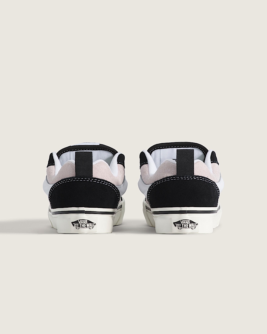 Big Kids Knu Skool Shoe VANS Black Pale Petal Pink ALT3