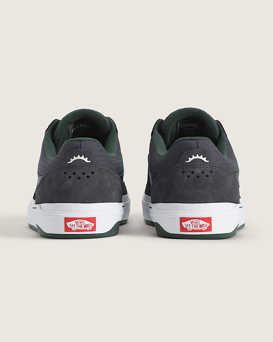 BMX Proof Wafflecup Shoe VANS Charcoal Grey  Green  White ALT3