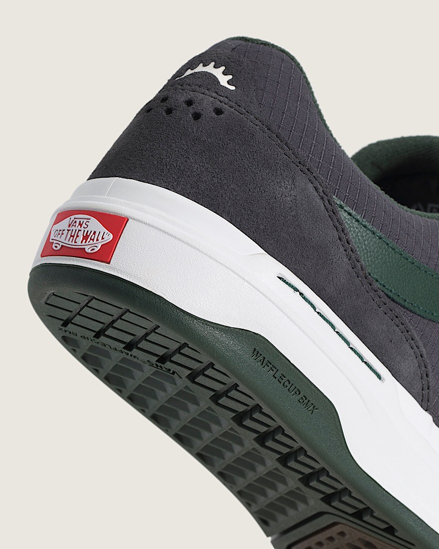 BMX Proof Wafflecup Shoe VANS Charcoal Grey  Green  White ALT6