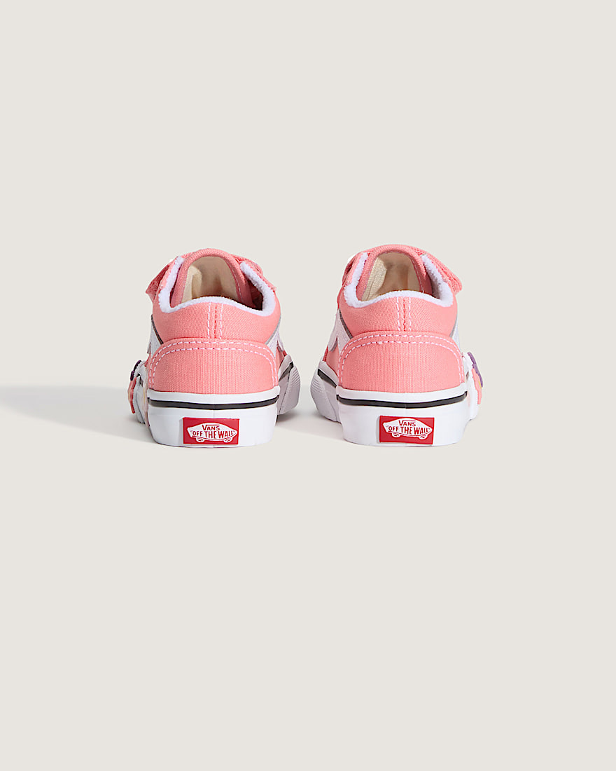 Toddler Old Skool V Shoe VANS Sunset Blush Pink ALT3