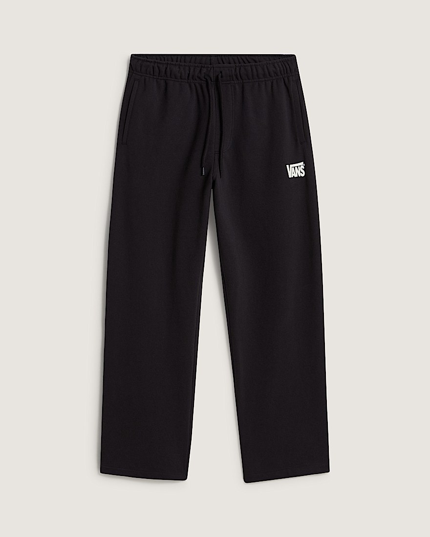 Stretch Logo Straight Leg Fleece Pant VANS Black HERO