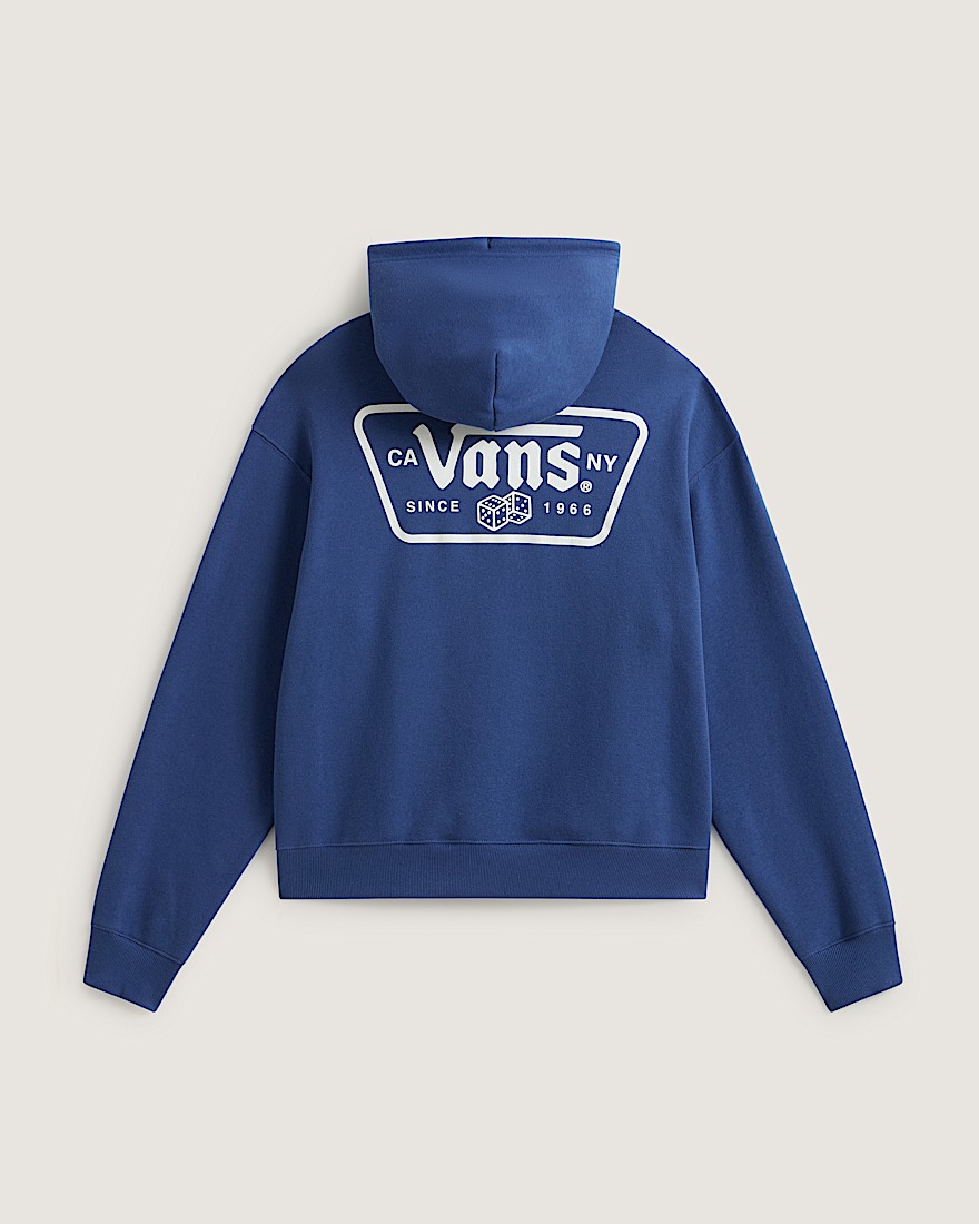 Knu Patch Pullover Hoodie VANS True Navy Blue ALT1