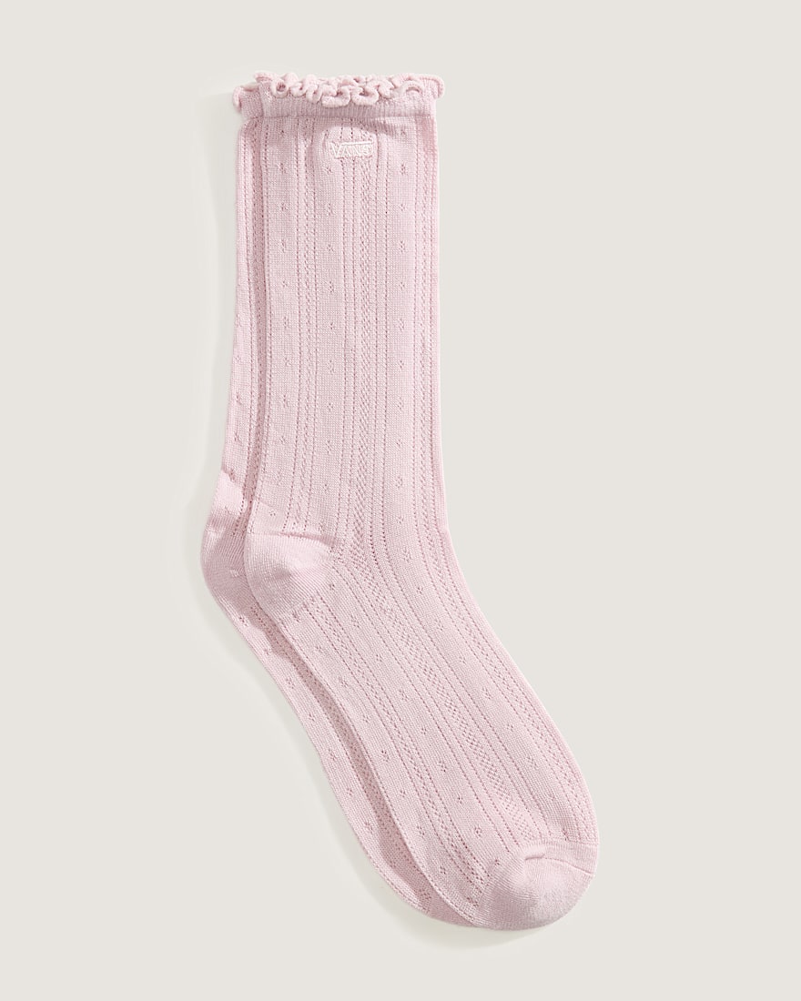 Pointelle Crew Socks VANS Pale Petal ALT1