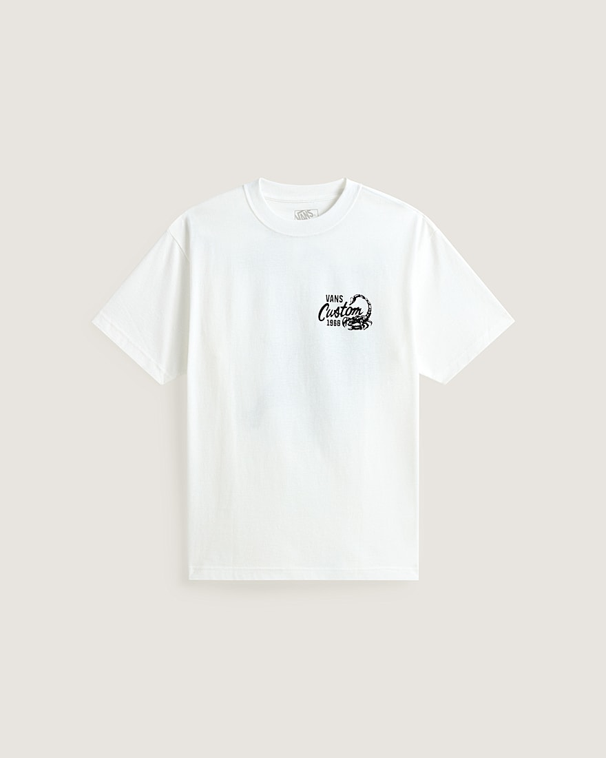 Custom Cat TShirt VANS White HERO