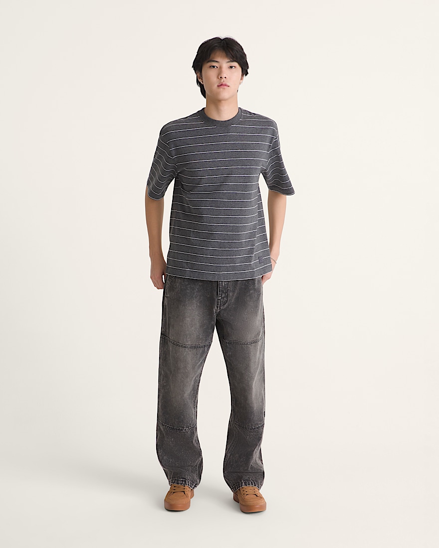 Vans X Rowan Double Knee Denim Pants VANS Stonewash Black ALT3