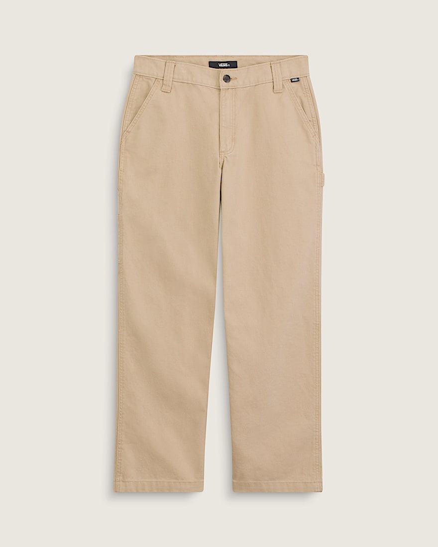 Chore Mid Rise Straight Pants VANS Incense Brown HERO