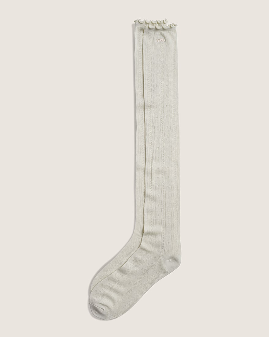 Pointelle Knee Hi Socks VANS Marshmallow HERO