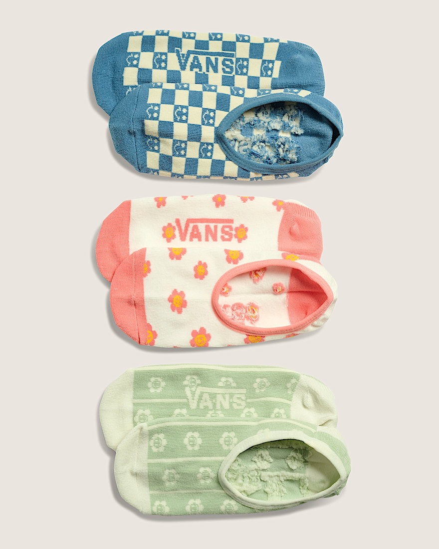 Bloomin Smiles Canoodle Socks VANS Sunset Blush Orange  Blue HERO