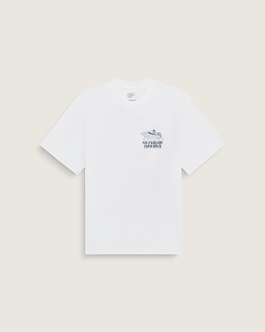 Paulys Delivery TShirt VANS White ALT1