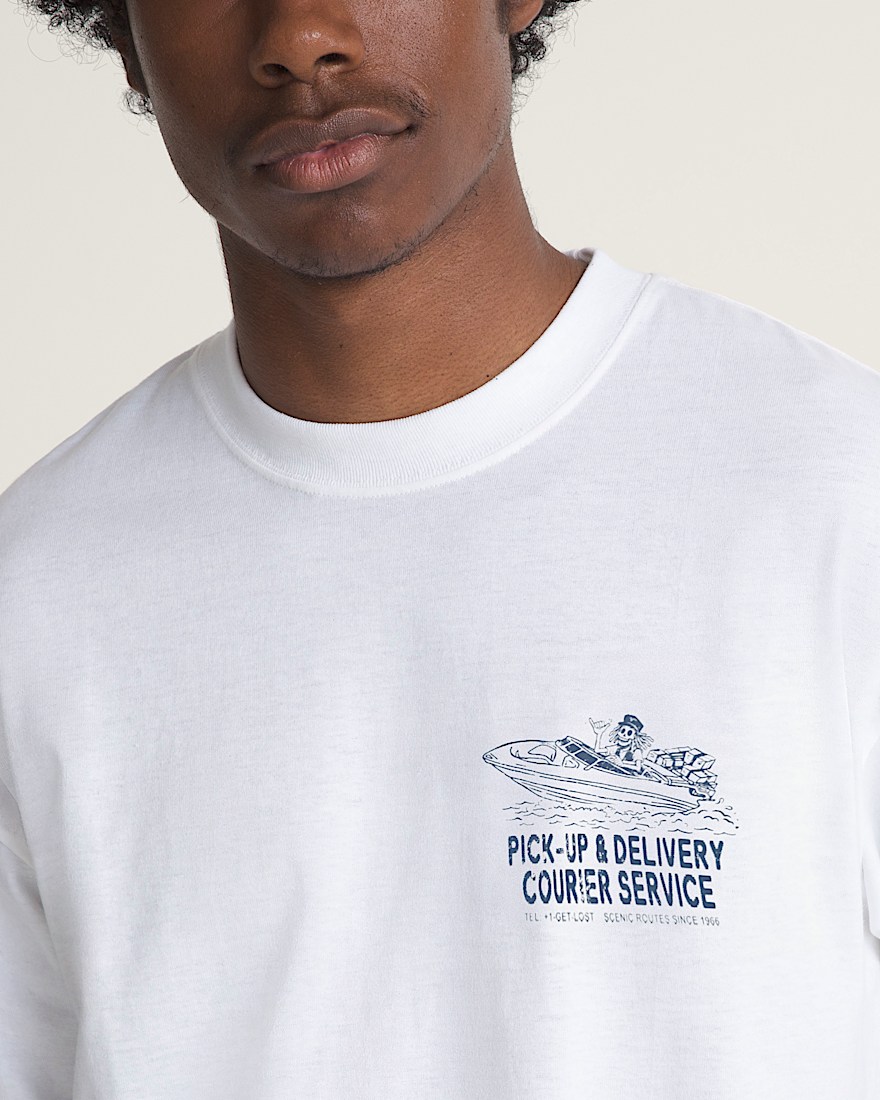 Paulys Delivery TShirt VANS White ALT4