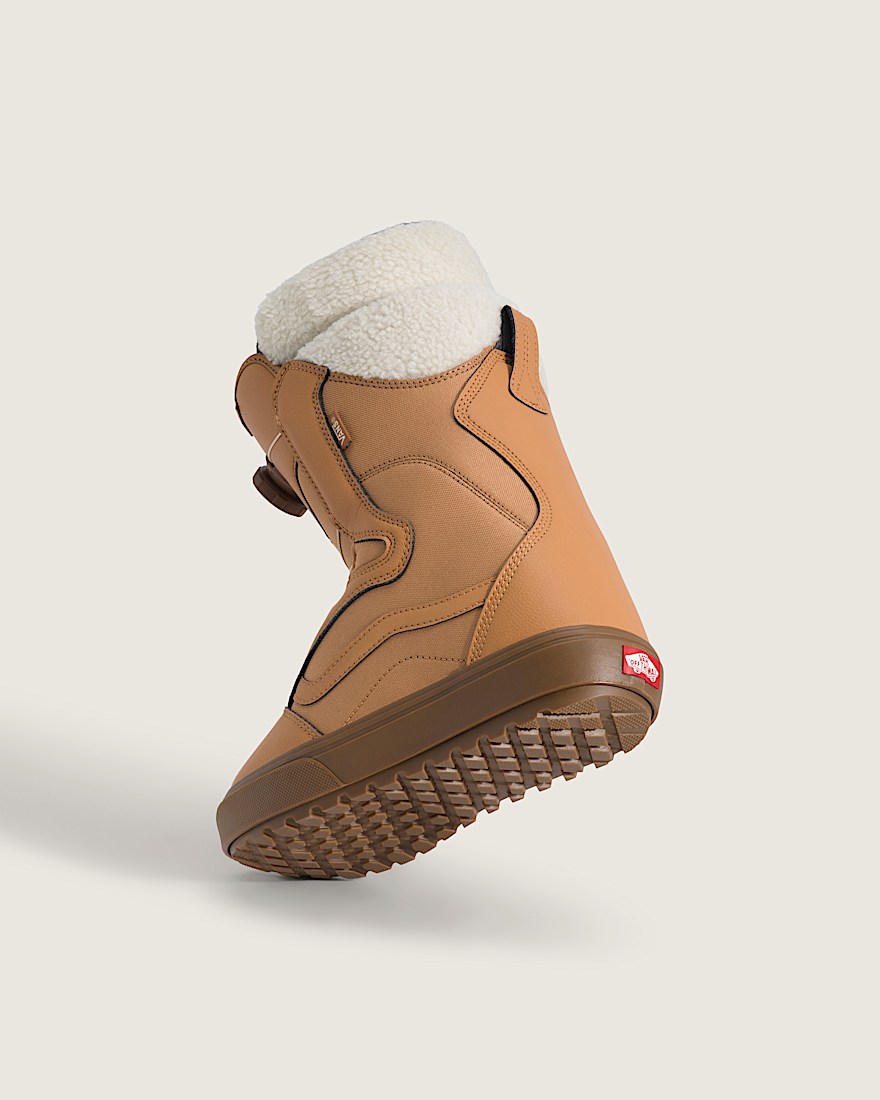 Womens Encore OG Snowboard Boot VANS Sherpa Tan Brown  Medium Gum ALT3