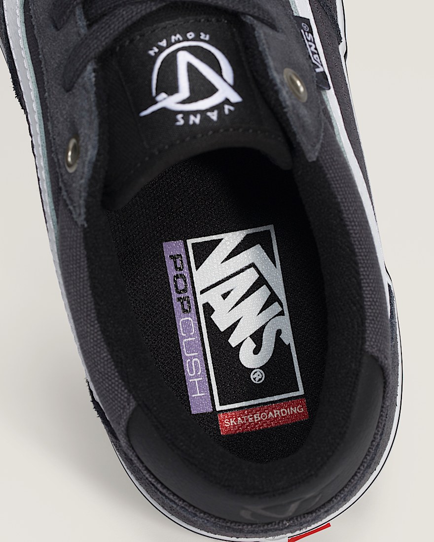 Skate Rowan Shoe VANS Charcoal Grey ALT4