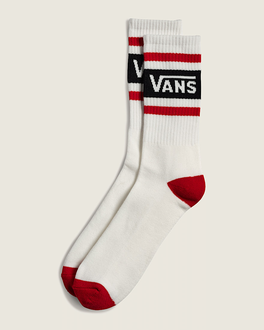 Vans Drop V Crew Socks VANS Racing Red HERO