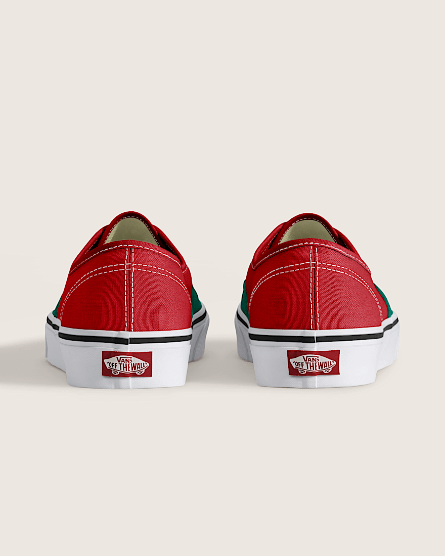 Authentic Shoe VANS Green Red ALT3