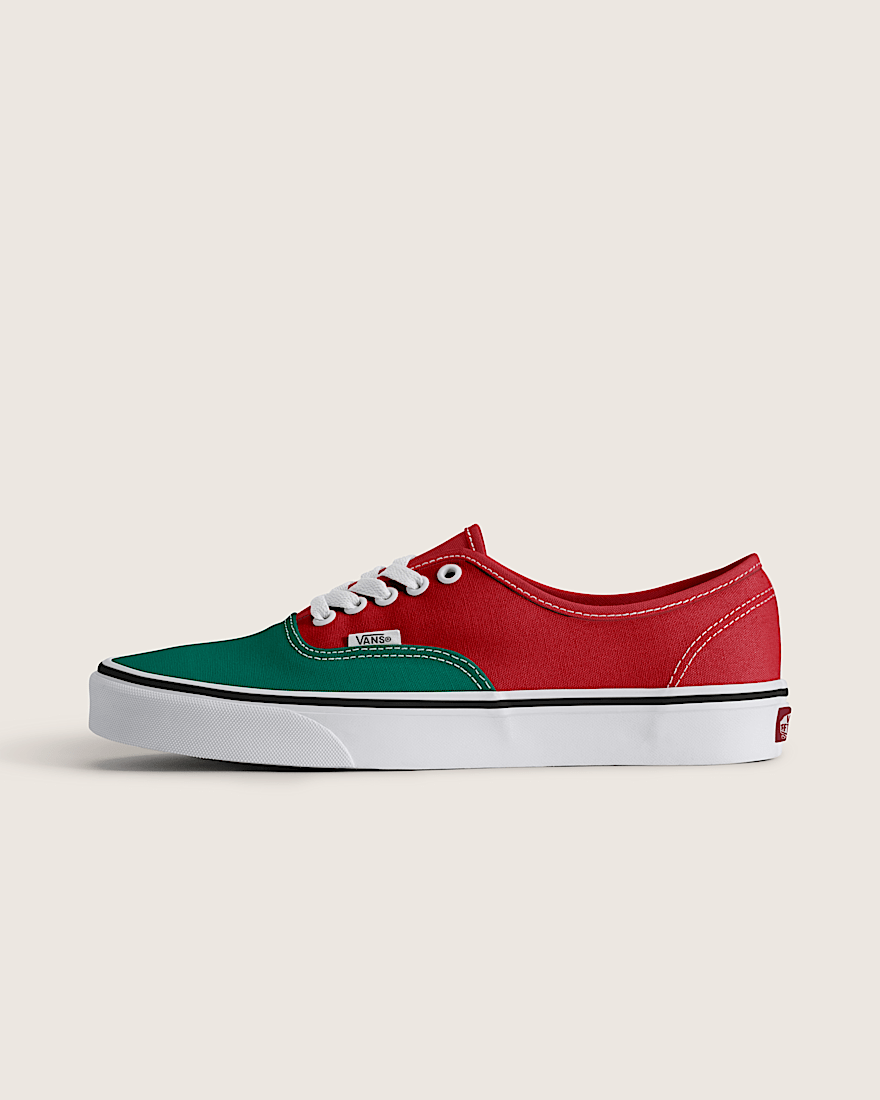 Authentic Shoe VANS Green Red HERO