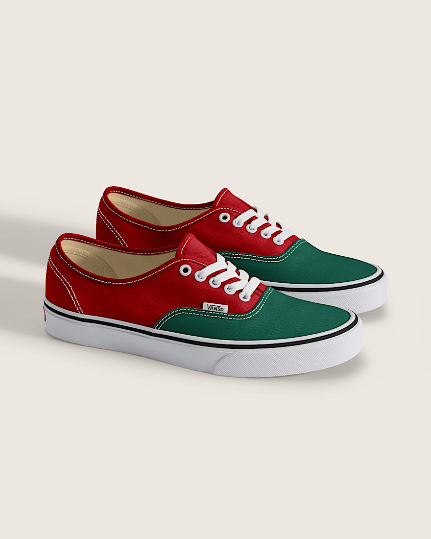 Authentic Shoe VANS Green Red ALT1