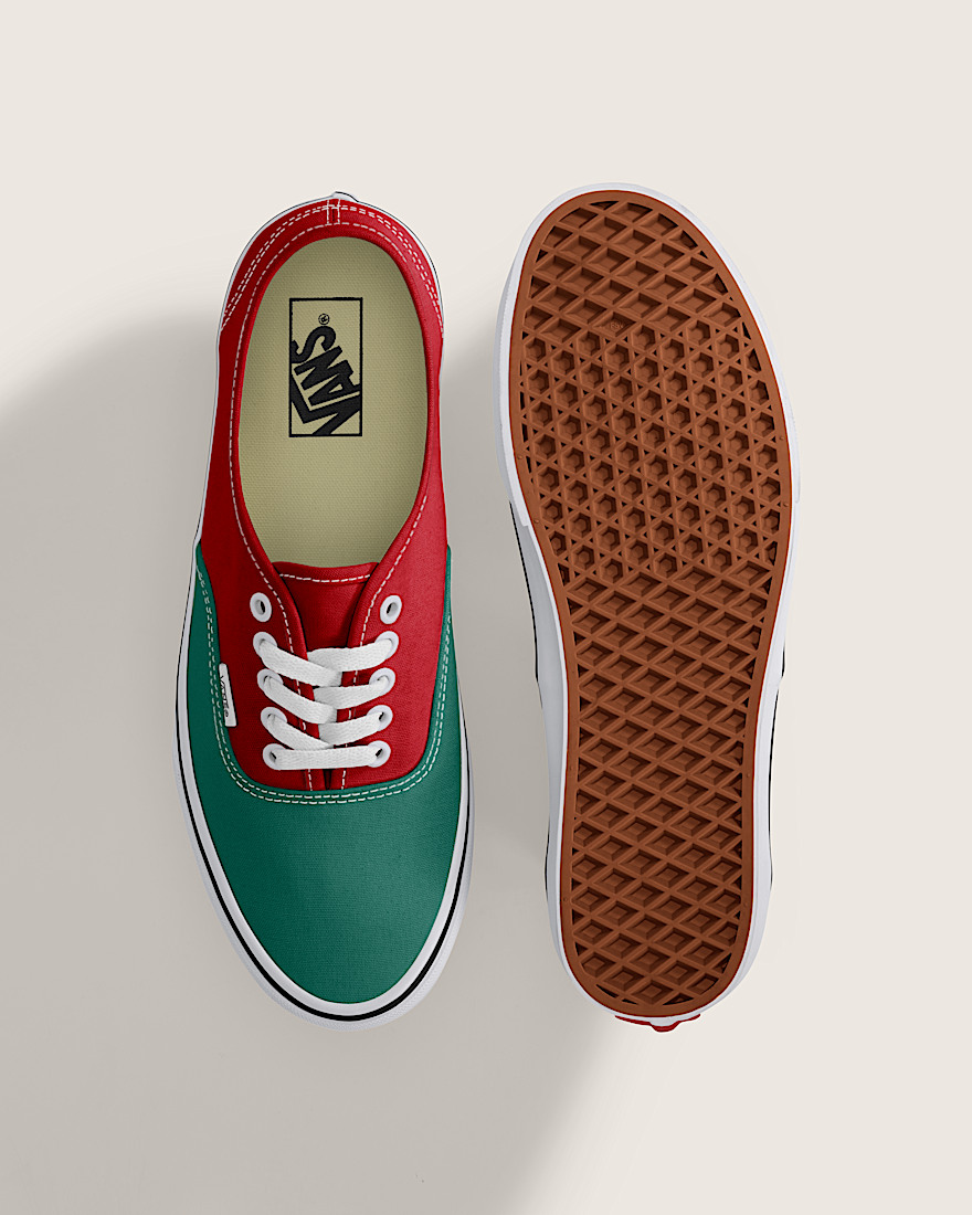 Authentic Shoe VANS Green Red ALT2