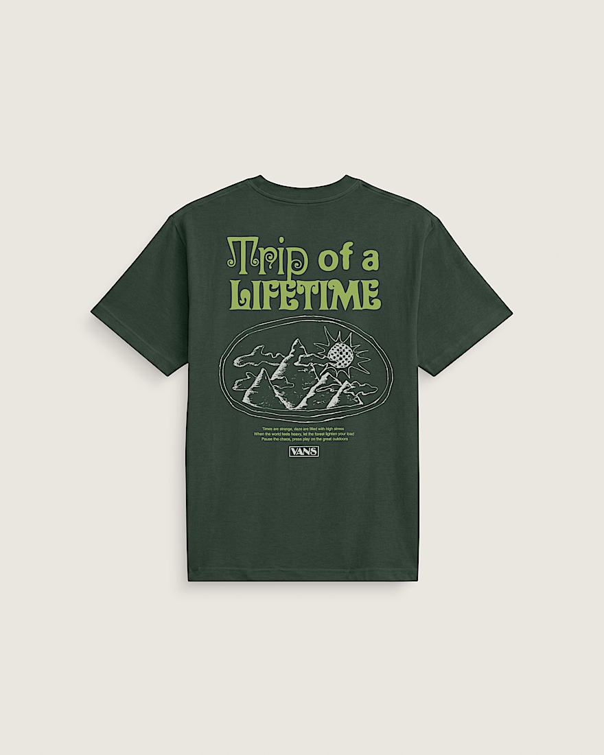 Trip of a Lifetime TShirt VANS Forest Green HERO