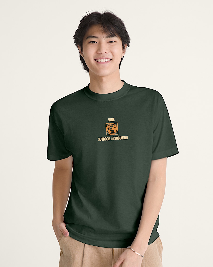 Touch Grass TShirt VANS Forest Green ALT2