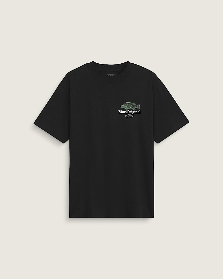 Bait and Tackle TShirt VANS Black ALT1